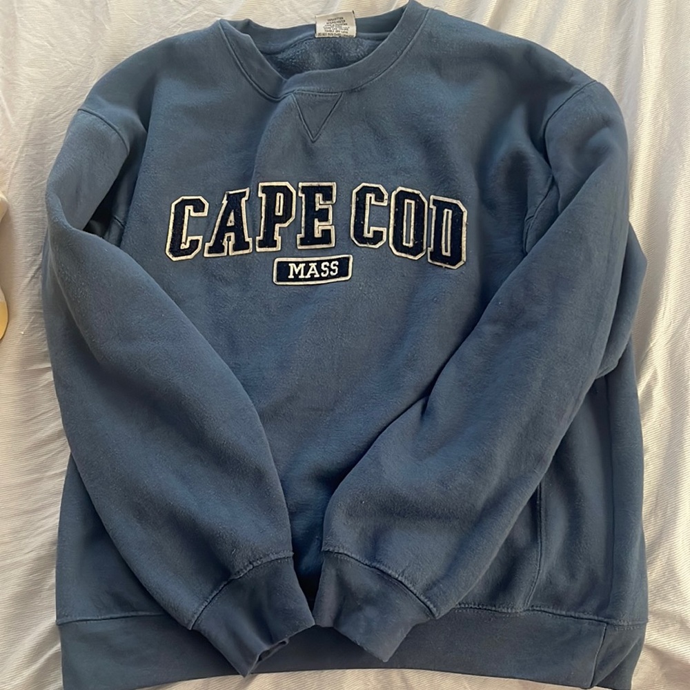 Preppy classic crew neck Cape Cod Mass sweatshirt